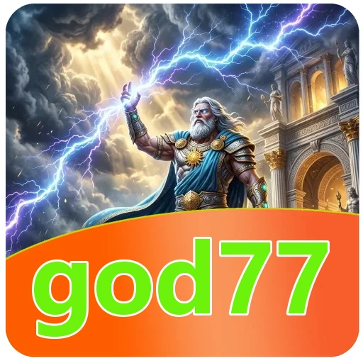 Ikon god77 untuk langkah pasang APK